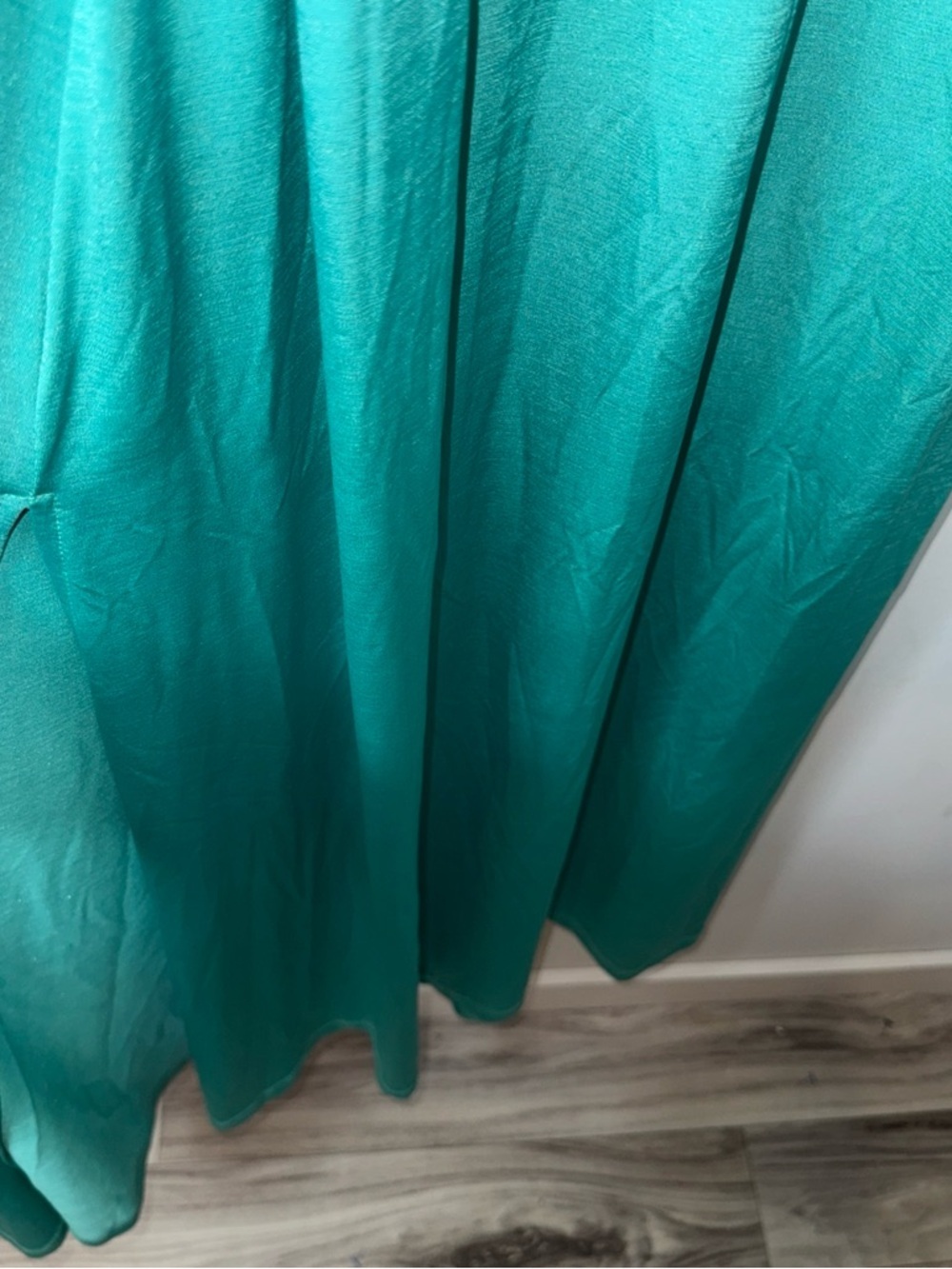 Veronica M Teal Sleeveless Dress with Racerback - Picture 8 of 9